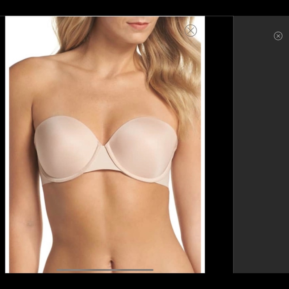 Spanx Up fo Anything Strapless Bra - 36 DD - Nude
